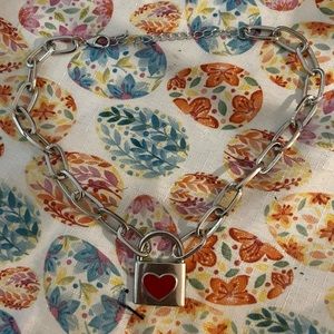Heart Lock Chain Necklace
